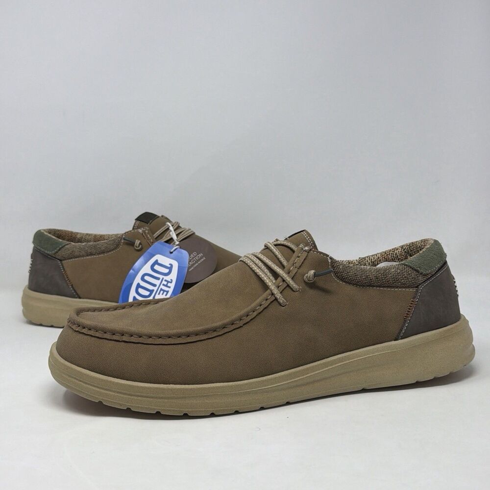 Hey Dude Paul Men 16 Nut Brown Casual Shoes Loafers 41024-2AH NEW